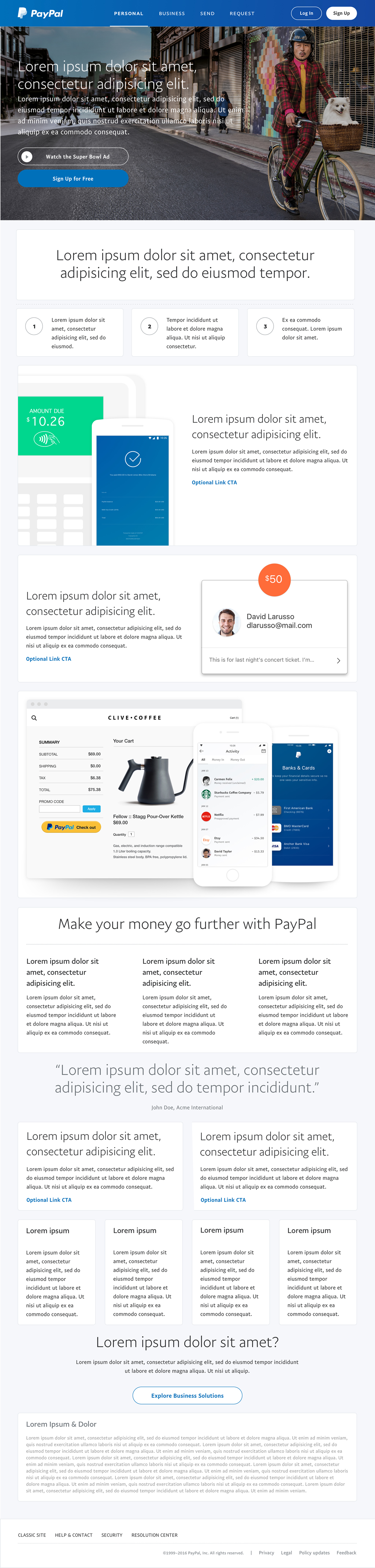 PayPal Home